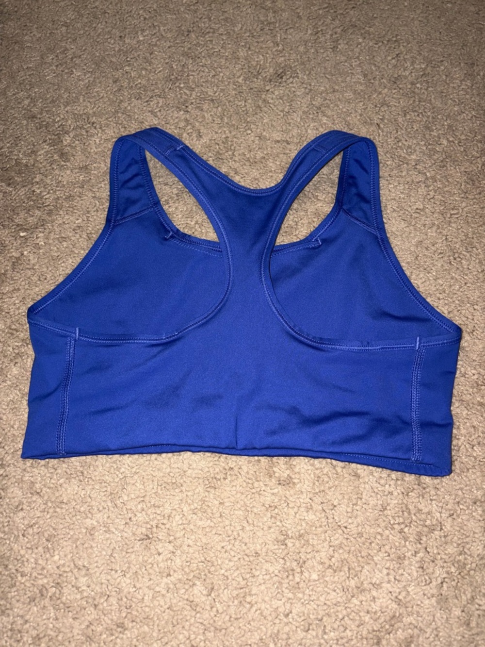 Nike Dri-FIT Swoosh Women's Medium-Support Sports Bra | Purple Indigo | Medium - Picture 5 of 7